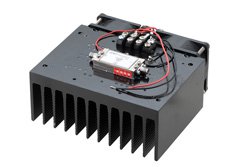 PE15A4062F - 1 Watt P1dB, 6 GHz to 18 GHz, Medium Power Amplifier with Heatsink, SMA, 38 dB Gain, 10 dB NF