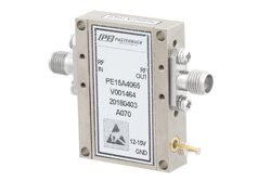 PE15A4065 - 23 dBm P1dB, 18 GHz to 40 GHz, Medium Power Amplifier, 2.92mm, 35 dB Gain, 9 dB NF