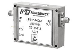 PE15A4067 - 27 dBm Psat, 26.5 GHz to 40 GHz, Medium Power Amplifier, 2.92mm, 35 dB Gain, 10 dB NF