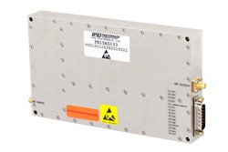 45 dB Gain, 100 Watt Psat, 700 MHz to 2.7 GHz, High Power High Gain Amplifier, GaN, SMA