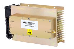 41 dB Gain, 12 Watt Psat, 800 MHz to 2 GHz, High Power High Gain Amplifier, 50 dBm IP3, SMA