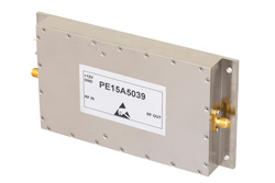 PE15A5039 - 42 dB Gain, 25 Watt P1dB, 860 MHz to 960 MHz, High Power Amplifier, SMA Input, SMA Output, 58 dBm IP3, 3.5 dB NF