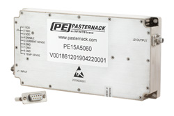 PE15A5060 - 50 dB Gain, 43 dBm P1dB High Power GaN Amplifier at 100 Watt Psat Operating from 500 MHz to 2.5 GHz with SMA