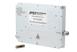 53 dB Gain, 200 Watt Psat, 1 GHz to 2 GHz, High Power GaN Amplifier, SMA Input, Type N Output, Class AB