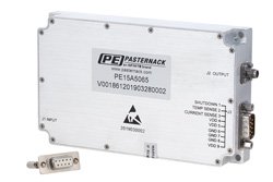 PE15A5065 - 51 dB Gain, 100 Watt Psat, 20 MHz to 520 MHz, High Power LDMOS Amplifier, SMA, Class AB