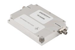 PE15A5086 - High Power GaN Amplifier, 8W Psat, 30 MHz to 2700 MHz, 35 dB Gain, Class AB 12V, SMA