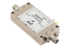 PE15A63015 - Broadband Low Noise Amplifier, 100 MHz to 18 GHz, 38 dB Gain, 3 dB Noise Figure, 12V, SMA