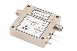 40 dB Variable Gain Amplifier, 15 dBm P1dB, 500 MHz to 4 GHz, 20 dB Gain Control, 4.75 dB NF, SMA