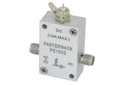 PE1603 - 1 GHz to 5 GHz SMA Bias Tee Rated to 1000 mA And 50 Volts DC