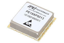 PE19XP5013 - Surface Mount (SMT) 6 GHz Phase Locked Oscillator, 100 MHz External Ref., Phase Noise -90 dBc/Hz, 0.9 inch Package