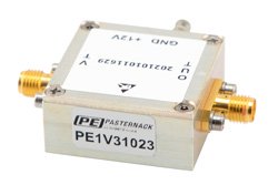 PE1V31023 - Voltage Controlled Oscillator, 1700 MHz to 1850 MHz, Pout 0 dBm, Phase Noise of -96 dBc/Hz, 0.5V to 4.5V Tuning Range, SMA
