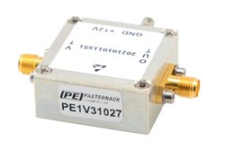 PE1V31027 - Voltage Controlled Oscillator, 3300 MHz to 3400 MHz, Pout +5 dBm, Phase Noise of -88 dBc/Hz, 0.5V to 4.5V Tuning Range, SMA