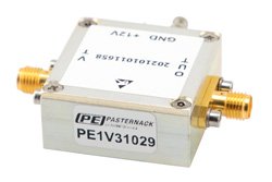 PE1V31029 - Voltage Controlled Oscillator, 5220 MHz to 5420 MHz, Pout -1 dBm, Phase Noise -83 dBc/Hz, 0.5V to 4.5V Tuning Range, SMA