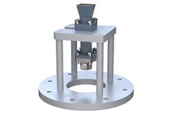 PE1WAN042-10SF - WR-42 Standard Gain Horn with 10 dBi gain, SMA Female connector, Integrated Cage-Style Mount