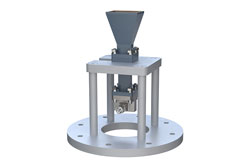 PE1WAN042-15KM - WR-42 Standard Gain Horn with 15 dBi gain, 2.92mm Male connector, Integrated Cage-Style Mount