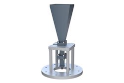 PE1WAN042-20ELKF - WR-42 Standard Gain Horn with 20 dBi gain, End Launch 2.92mm Female connector, Integrated Cage-Style Mount