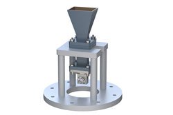 PE1WAN051-15SF - WR-51 Standard Gain Horn with 15 dBi gain, SMA Female Connector, Integrated Cage-Style Mount