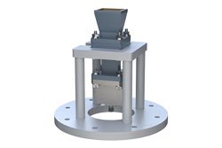 PE1WAN062-10ELSF - WR-62 Standard Gain Horn with 10 dBi gain, End Launch SMA Female connector, Integrated Cage-Style Mount