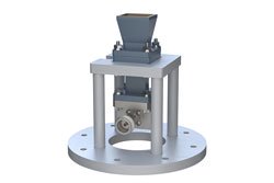 PE1WAN062-10NF - WR-62 Standard Gain Horn with 10 dBi gain, N Female connector, Integrated Cage-Style Mount