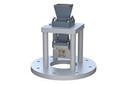 PE1WAN062-10SF - WR-62 Standard Gain Horn with 10 dBi gain, SMA Female connector, Integrated Cage-Style Mount