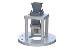 PE1WAN062-10SM - WR-62 Standard Gain Horn with 10 dBi gain, SMA Male connector, Integrated Cage-Style Mount