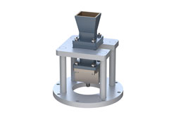 PE1WAN075-10ELSF - WR-75 Standard Gain Horn with 10 dBi gain, End Launch SMA Female Connector, Integrated Cage-Style Mount