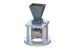 PE1WAN075-15ELSF - WR-75 Standard Gain Horn with 15 dBi gain, End Launch SMA Female Connector, Integrated Cage-Style Mount