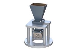 PE1WAN075-15SF - WR-75 Standard Gain Horn with 15 dBi gain, SMA Female Connector, Integrated Cage-Style Mount