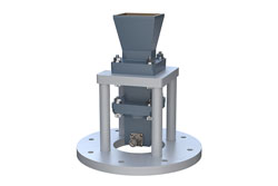 PE1WAN090-10SM - WR-90 Standard Gain Horn with 10 dBi gain, SMA Male connector, Integrated Cage-Style Mount