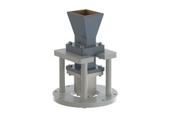 PE1WAN112-10ELNF - WR-112 Standard Gain Horn with 10 dBi gain, End Launch N Female Connector, Integrated Cage-Style Mount