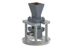 PE1WAN112-10NF - WR-112 Standard Gain Horn with 10 dBi gain, N Female Connector, Integrated Cage-Style Mount