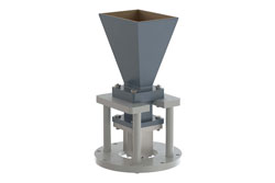 PE1WAN112-15ELNF - WR-112 Standard Gain Horn with 15 dBi gain, End Launch N Female Connector, Integrated Cage-Style Mount