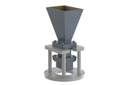 PE1WAN112-15ELSF - WR-112 Standard Gain Horn with 15 dBi gain, End Launch SMA Female Connector, Integrated Cage-Style Mount