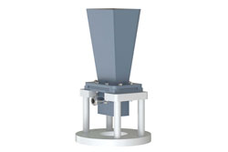 PE1WAN187-10NF - WR-187 Standard Gain Horn with 10 dBi gain, N Female Connector, Integrated Cage-Style Mount