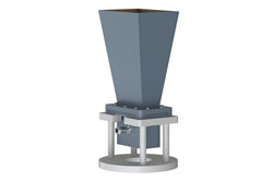 PE1WAN284-10NF - WR-284 Standard Gain Horn with 10 dBi gain, N Female Connector, Integrated Cage-Style Mount