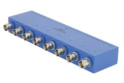 PE2002 - 8 Way BNC Power Divider From 2 MHz to 500 MHz Rated at 1 Watt