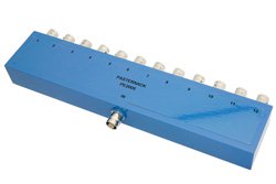 PE2005 - 12 Way BNC Power Divider From 2 MHz to 500 MHz Rated at 1 Watt