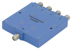 PE2030 - 4 Way SMA Power Divider From 8 GHz to 18 GHz Rated at 30 Watts