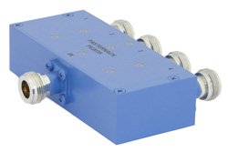 PE2039 - 4 Way N Power Divider From 1 GHz to 2 GHz Rated at 10 Watts