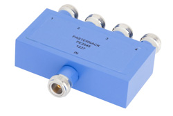 PE2045 - 4 Way N Power Divider From 2 MHz to 500 MHz Rated at 1 Watt