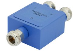 PE2047 - 2 Way N Power Divider From 10 MHz to 1,000 MHz Rated at 1 Watt