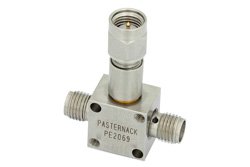 PE2069 - 50 Ohm 2 Way SMA Resistive Power Divider From DC to 6 GHz Rated at 1 Watts