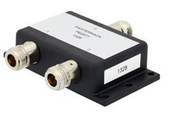 PE2071 - 50 Ohm 2 Way N Power Divider From 800 MHz to 2.5 GHz Rated at 50 Watts