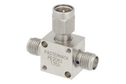 PE2082 - 2 Way SMA Power Divider from DC to 6 GHz Rated at 2 Watts