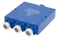 PE2093 - 3 Way N Wilkinson Power Divider From 690 MHz to 2.7 GHz Rated at 10 Watts