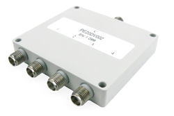 PE20DV002 - 4 Way SMA Power Divider from 2 GHz to 8 GHz Rated at 30 Watts
