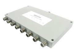 PE20DV004 - 8 Way SMA Power Divider from 2 GHz to 8 GHz Rated at 30 Watts