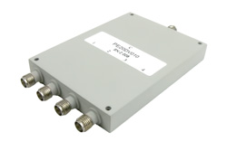 PE20DV010 - 4 Way SMA Power Divider from 500 MHz to 2 GHz Rated at 30 Watts