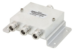 PE20DV1034 - 3 Way N Power Divider From 698 MHz to 2.7 GHz Rated at 30 Watts