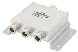 PE20DV1034A - 3 Way N Power Divider From 698 MHz to 2.7 GHz Rated at 30 Watts